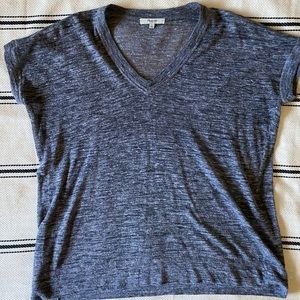 Gray knit top
